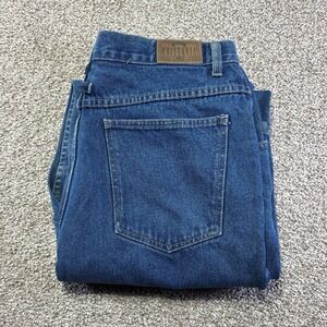 Vintage Brittania Jeans Womens 16 34x30 Blue Medium Wash Tapered‎ Denim